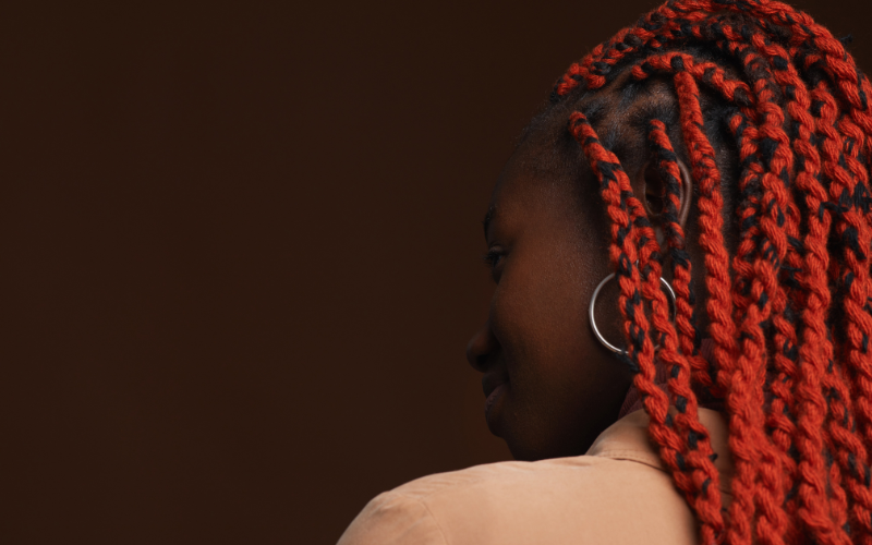 29 best bright colored hair on dark skin looks