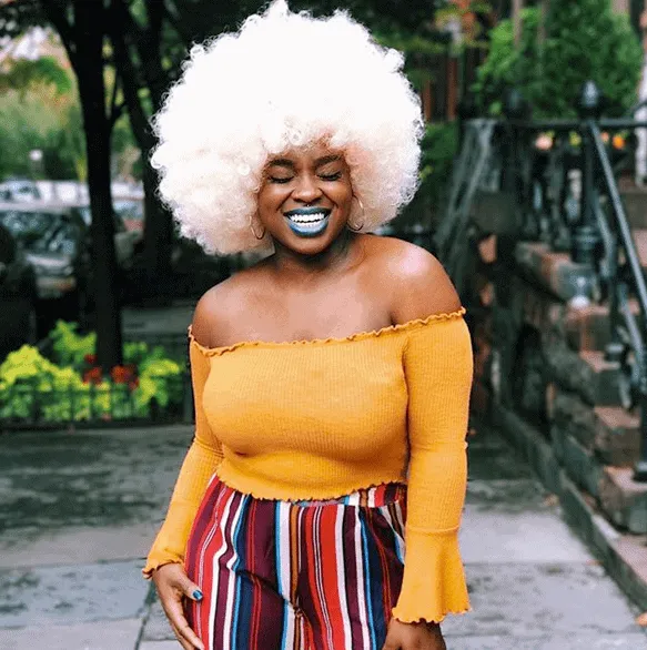 29 best bright colored hair on dark skin looks